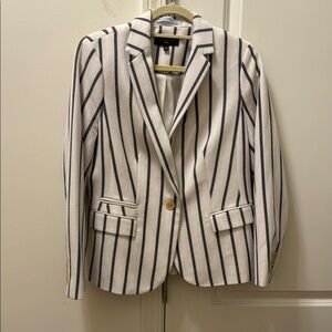Talbots Women Stripe Blazer Jacket